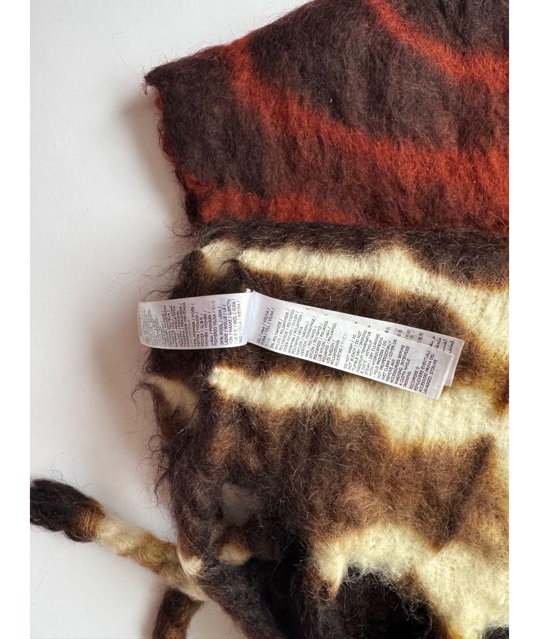 JIL SANDER Мульти шелковый шарф, фото 8