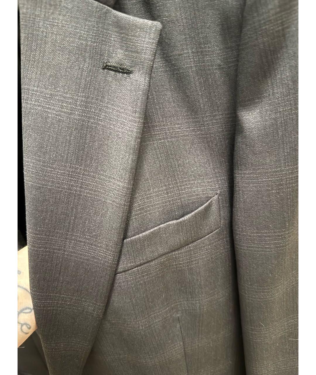 PRADA Антрацитовый шерстяной пиджак, фото 4