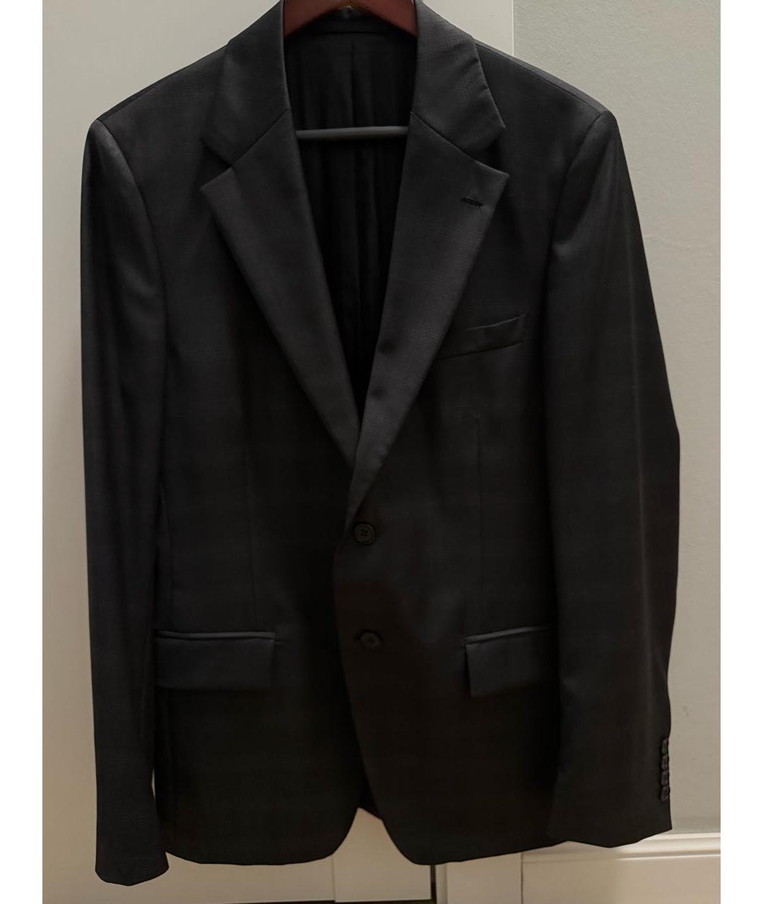 PRADA Антрацитовый шерстяной пиджак, фото 5