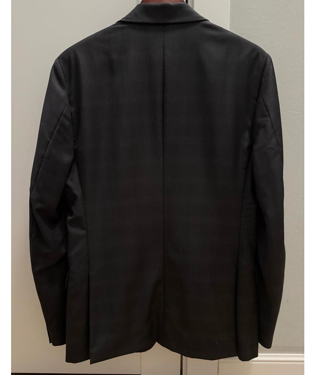 PRADA Антрацитовый шерстяной пиджак, фото 2