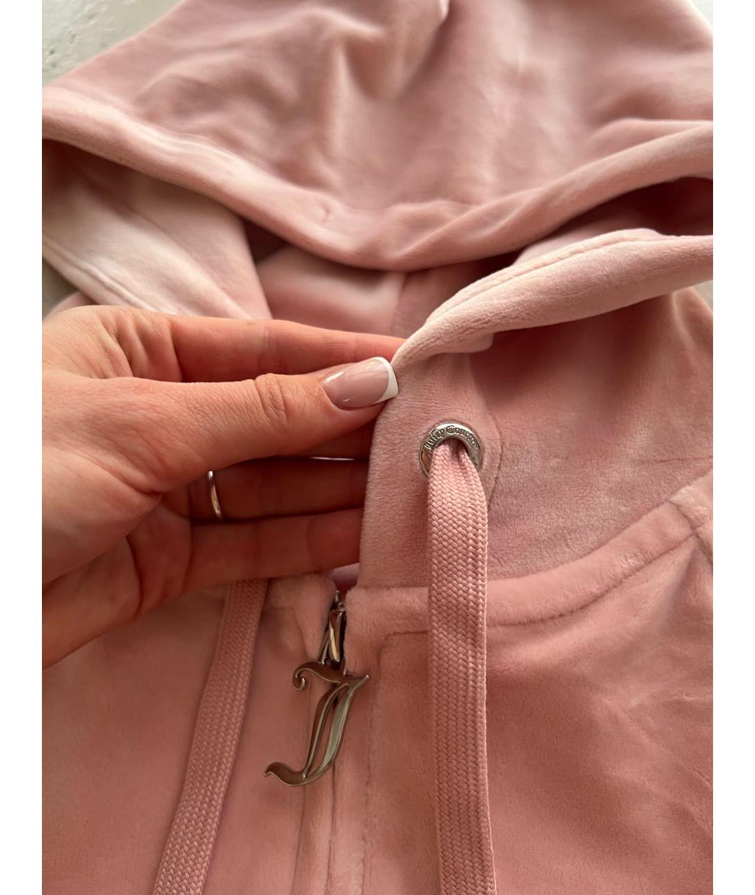 JUICY COUTURE Коралловый велюровый спортивные костюмы, фото 5