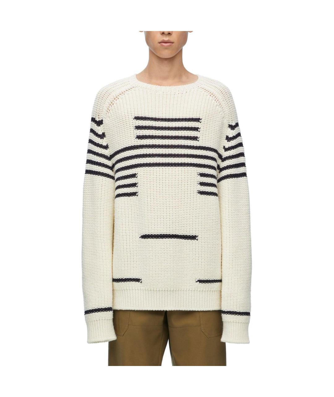 LOEWE Бежевый джемпер / свитер, фото 3