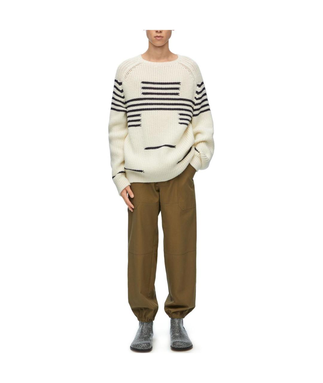 LOEWE Бежевый джемпер / свитер, фото 2