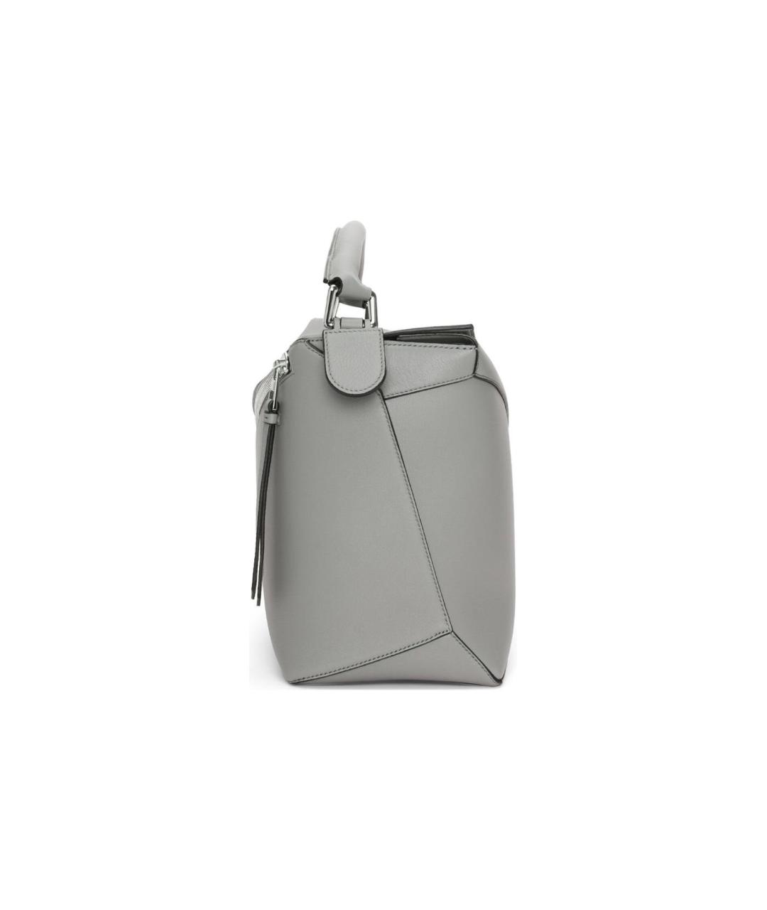 LOEWE Серая кожаная сумка на плечо, фото 3