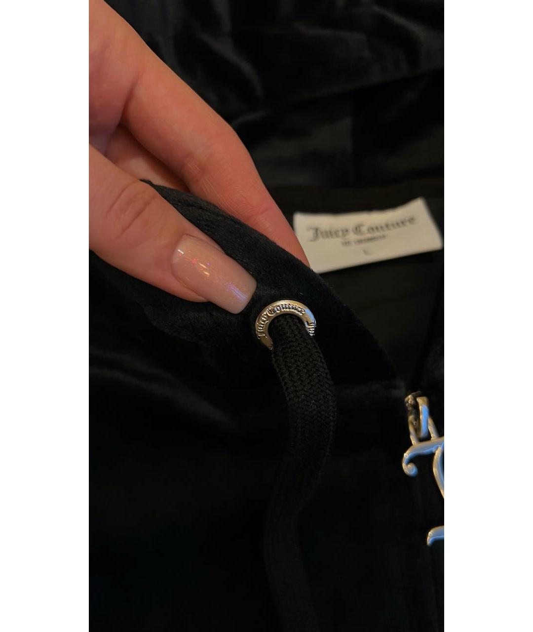 JUICY COUTURE Черный велюровый спортивные костюмы, фото 4