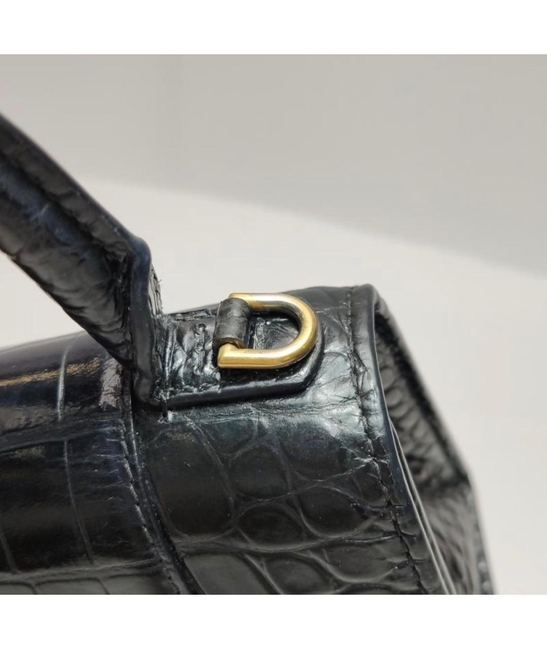 BALENCIAGA Черная сумка через плечо из лакированной кожи, фото 7