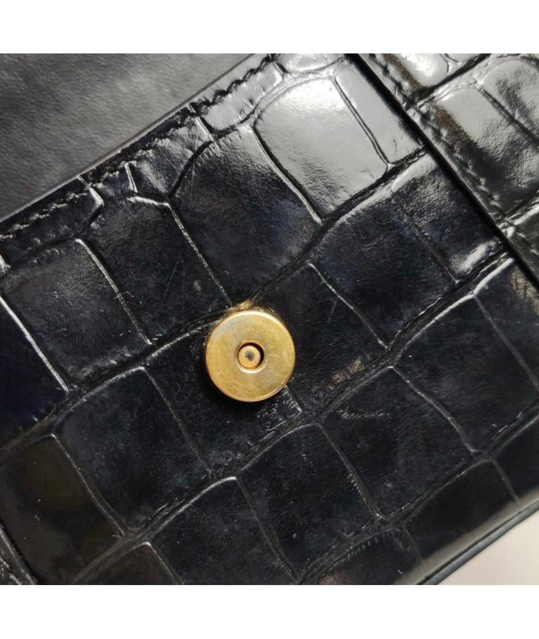 BALENCIAGA Черная сумка через плечо из лакированной кожи, фото 9