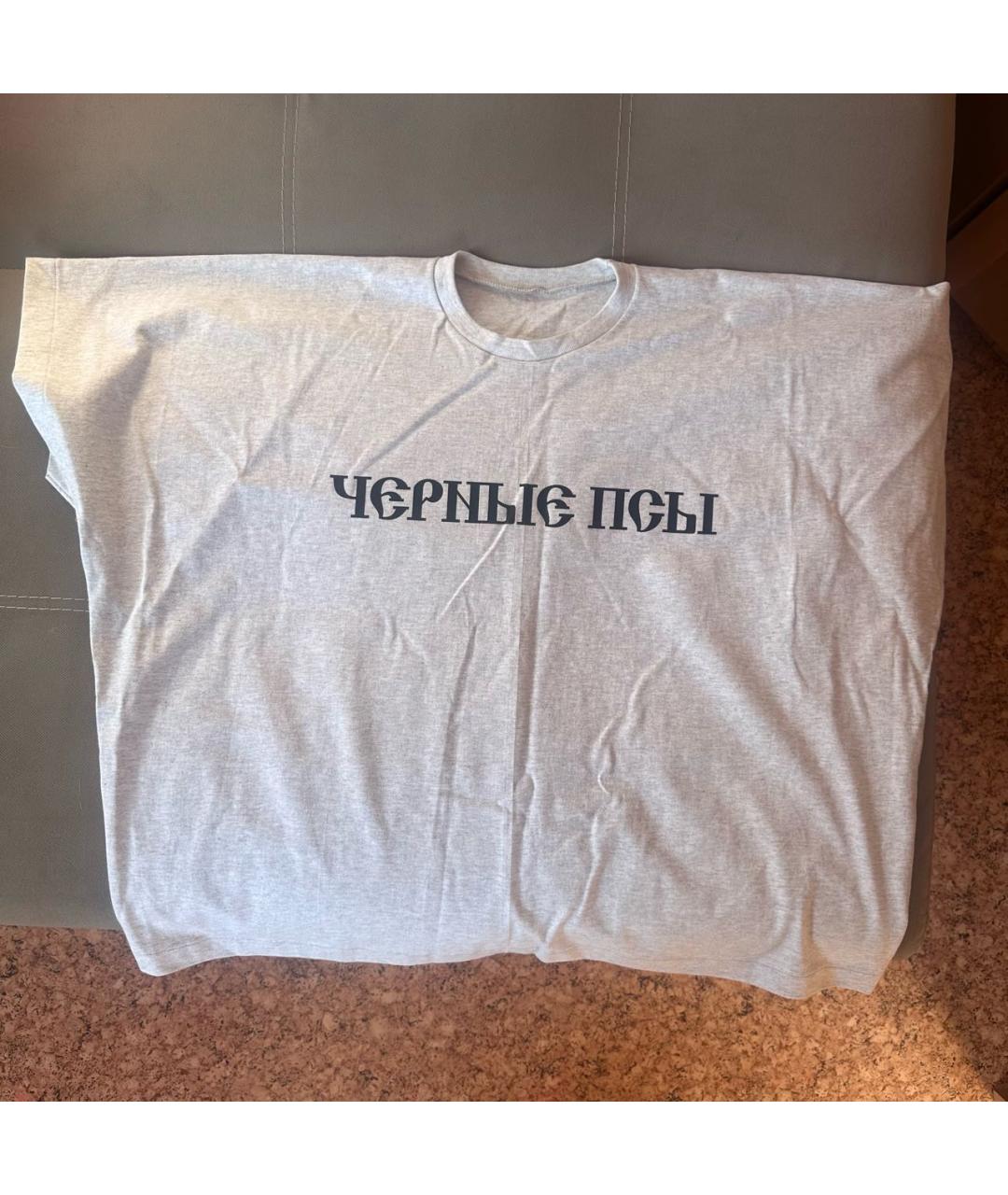 YEEZY Серая хлопковая футболка, фото 6