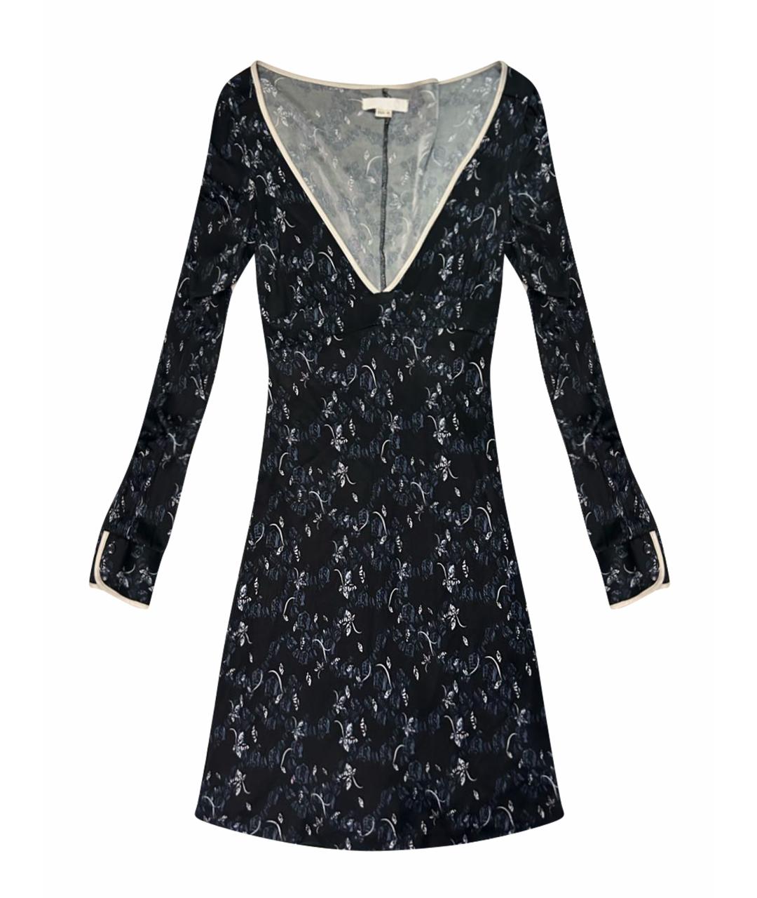 DIESEL Темно-синее вискозное повседневное платье, фото 1