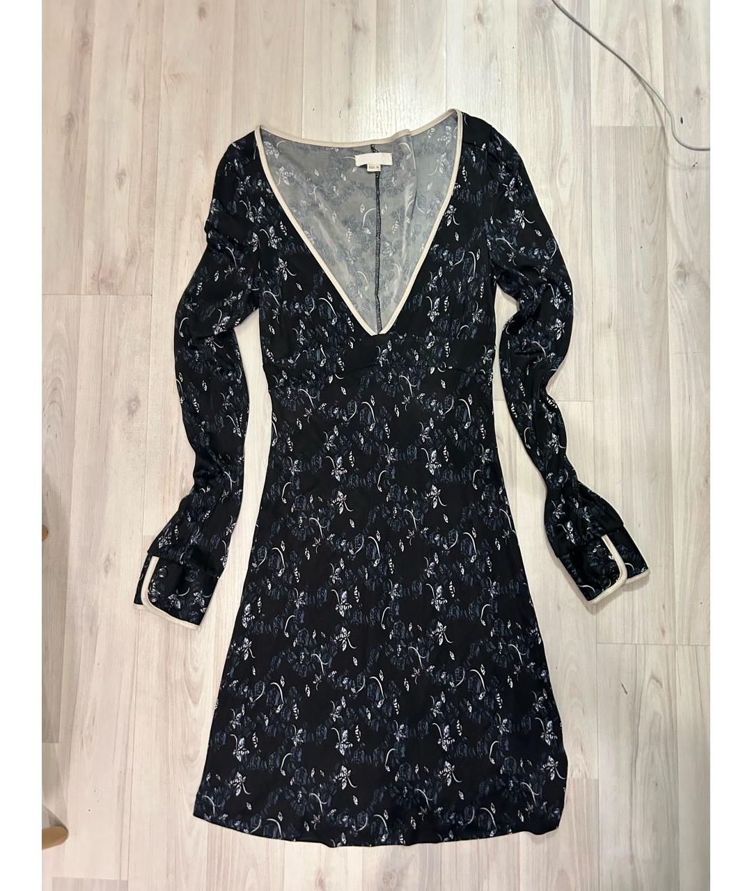 DIESEL Темно-синее вискозное повседневное платье, фото 3