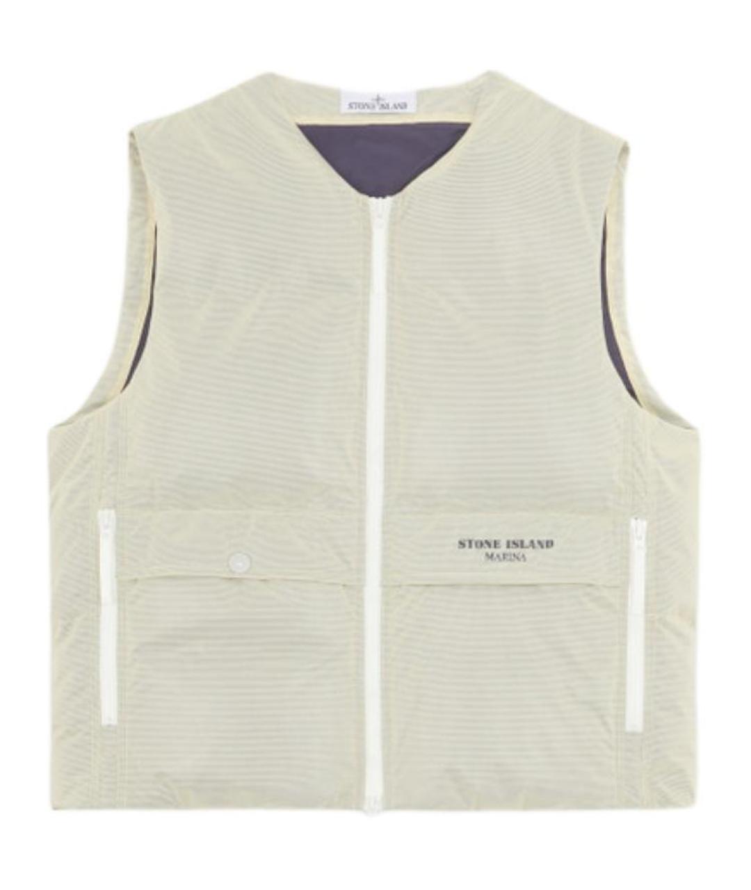 STONE ISLAND Бежевый жилет, фото 1