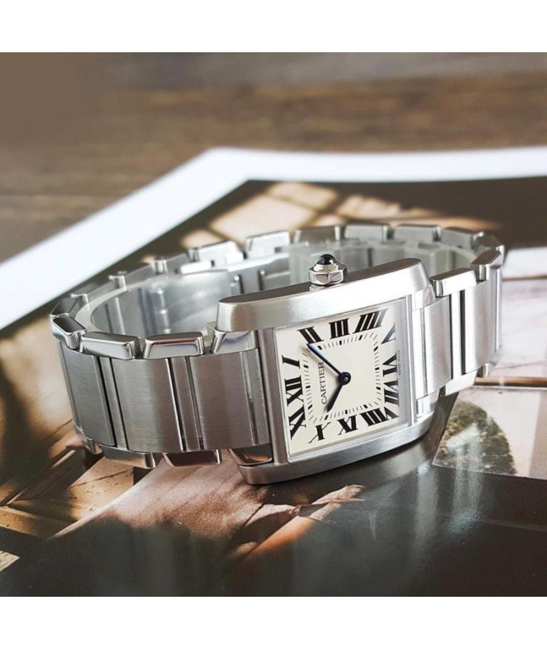 CARTIER Серебряные часы, фото 2