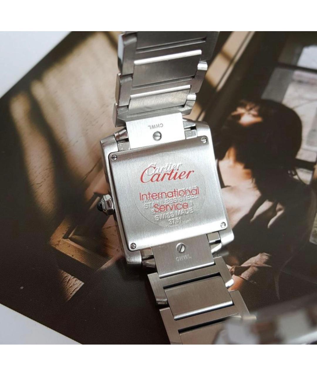 CARTIER Серебряные часы, фото 4