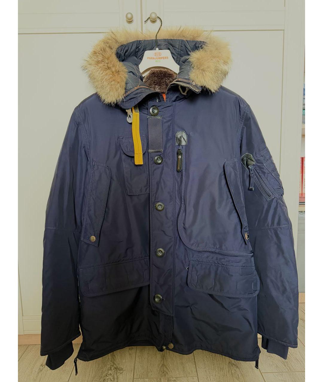 PARAJUMPERS Темно-синий полиэстеровый пуховик, фото 9