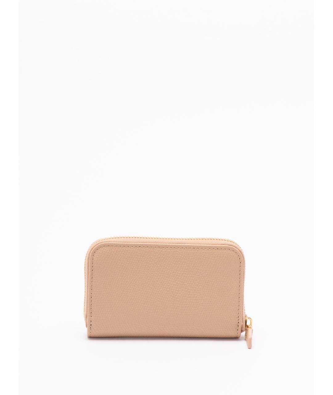 VALENTINO Розовый кожаный кошелек, фото 2