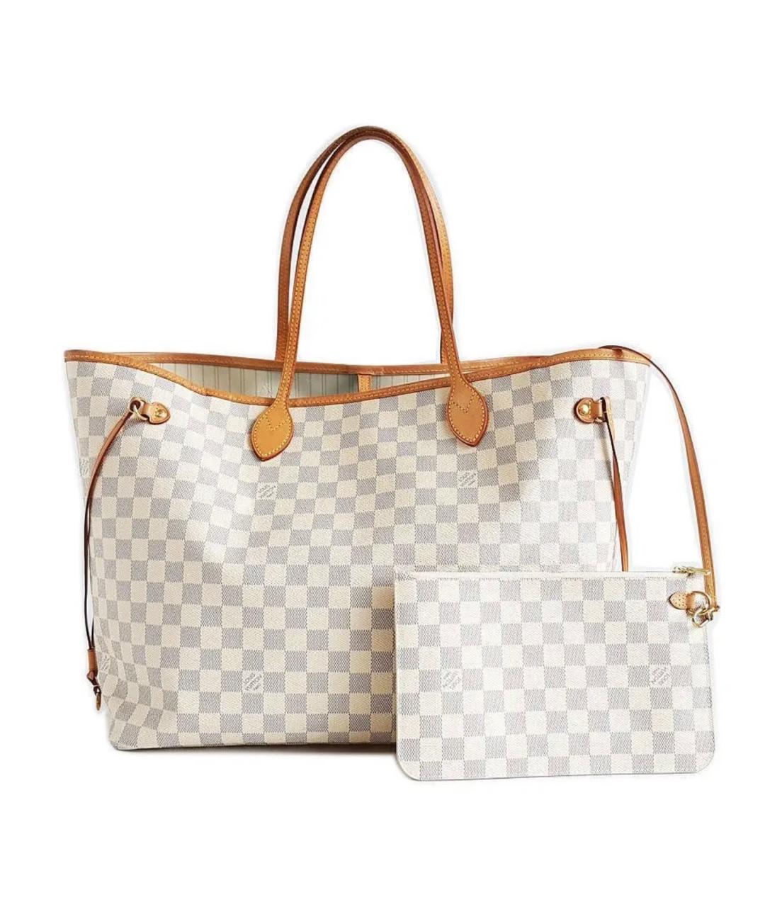 LOUIS VUITTON Бежевая сумка с короткими ручками, фото 2