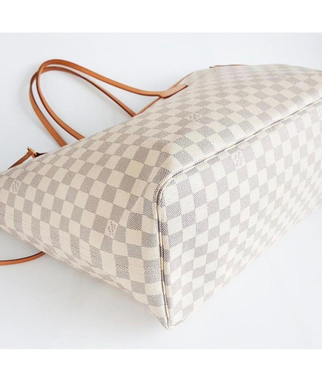 LOUIS VUITTON Бежевая сумка с короткими ручками, фото 6