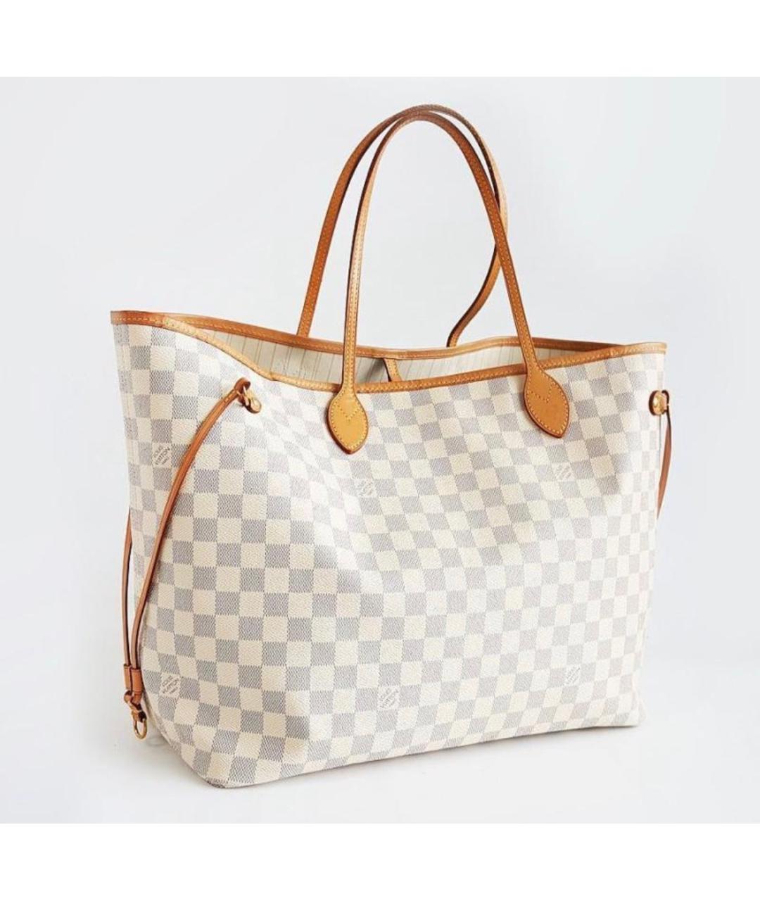 LOUIS VUITTON Бежевая сумка с короткими ручками, фото 5