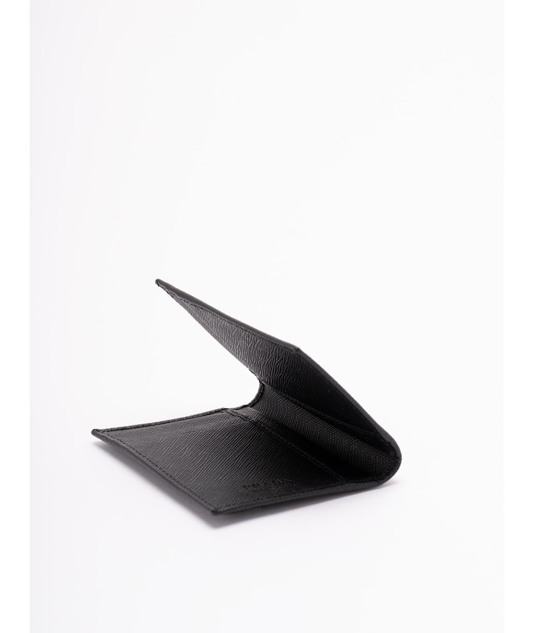 PRADA Черный кожаный кошелек, фото 3