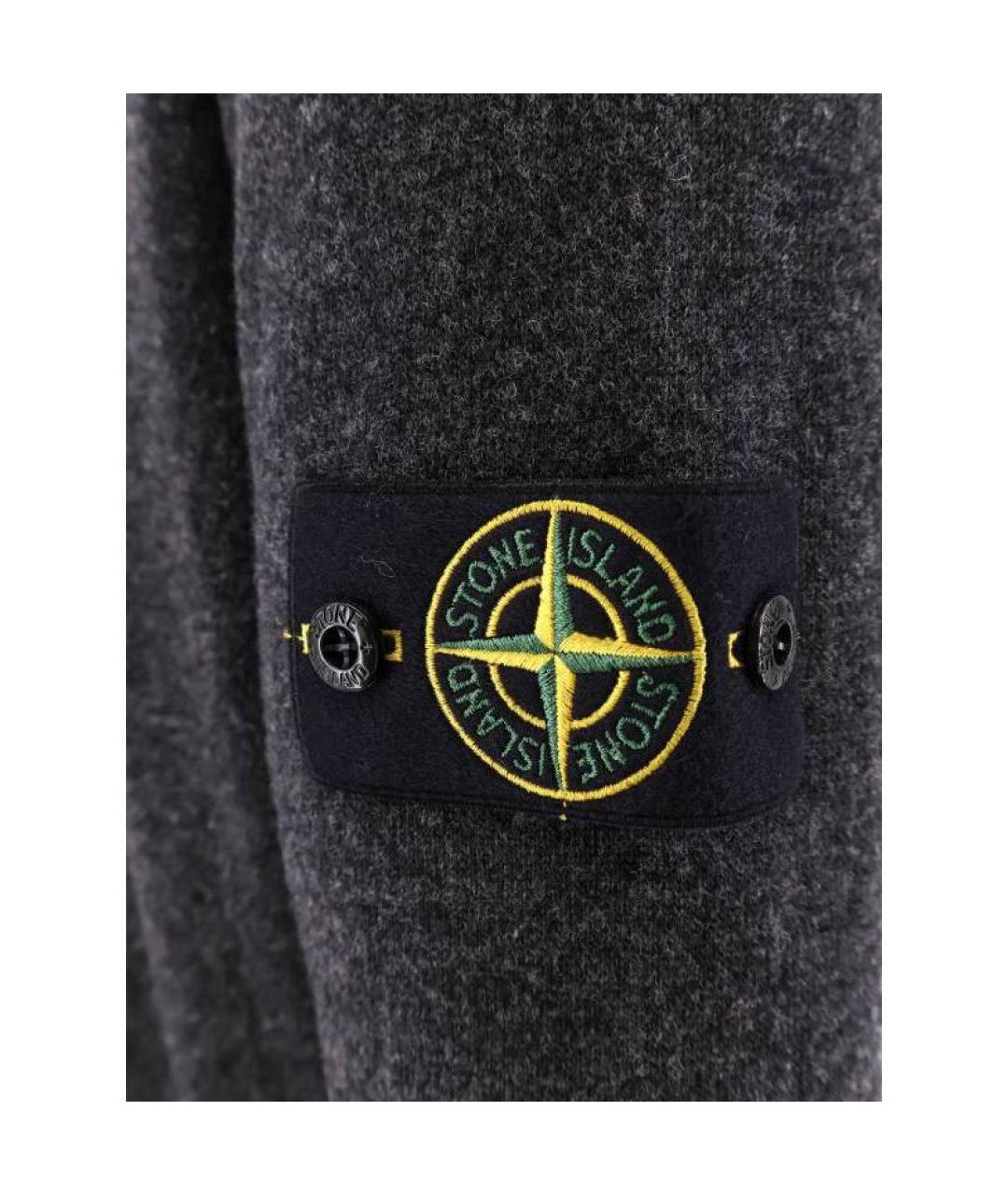 STONE ISLAND Серый джемпер / свитер, фото 2