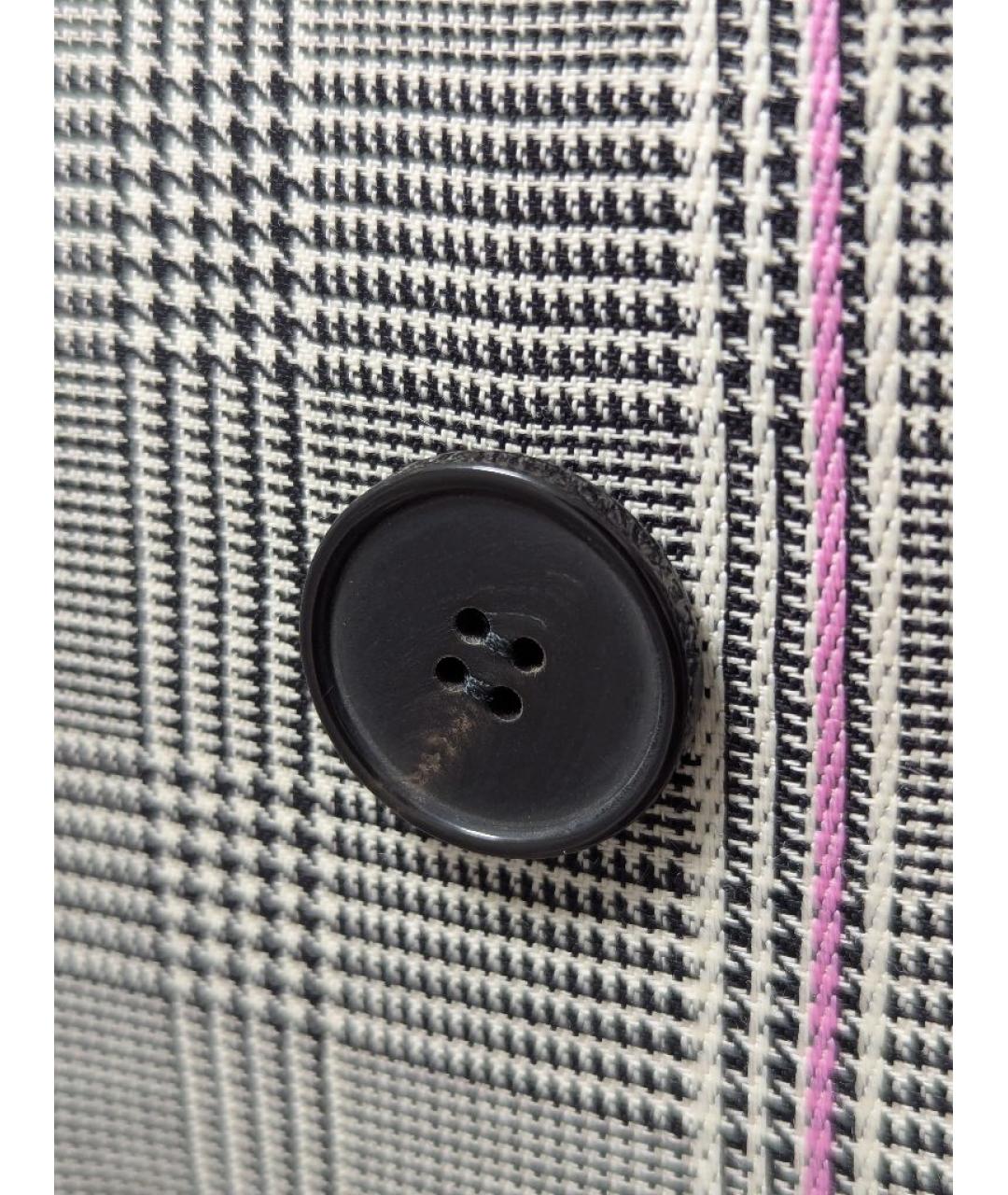 ALEXANDER MCQUEEN Серое шерстяное повседневное платье, фото 5