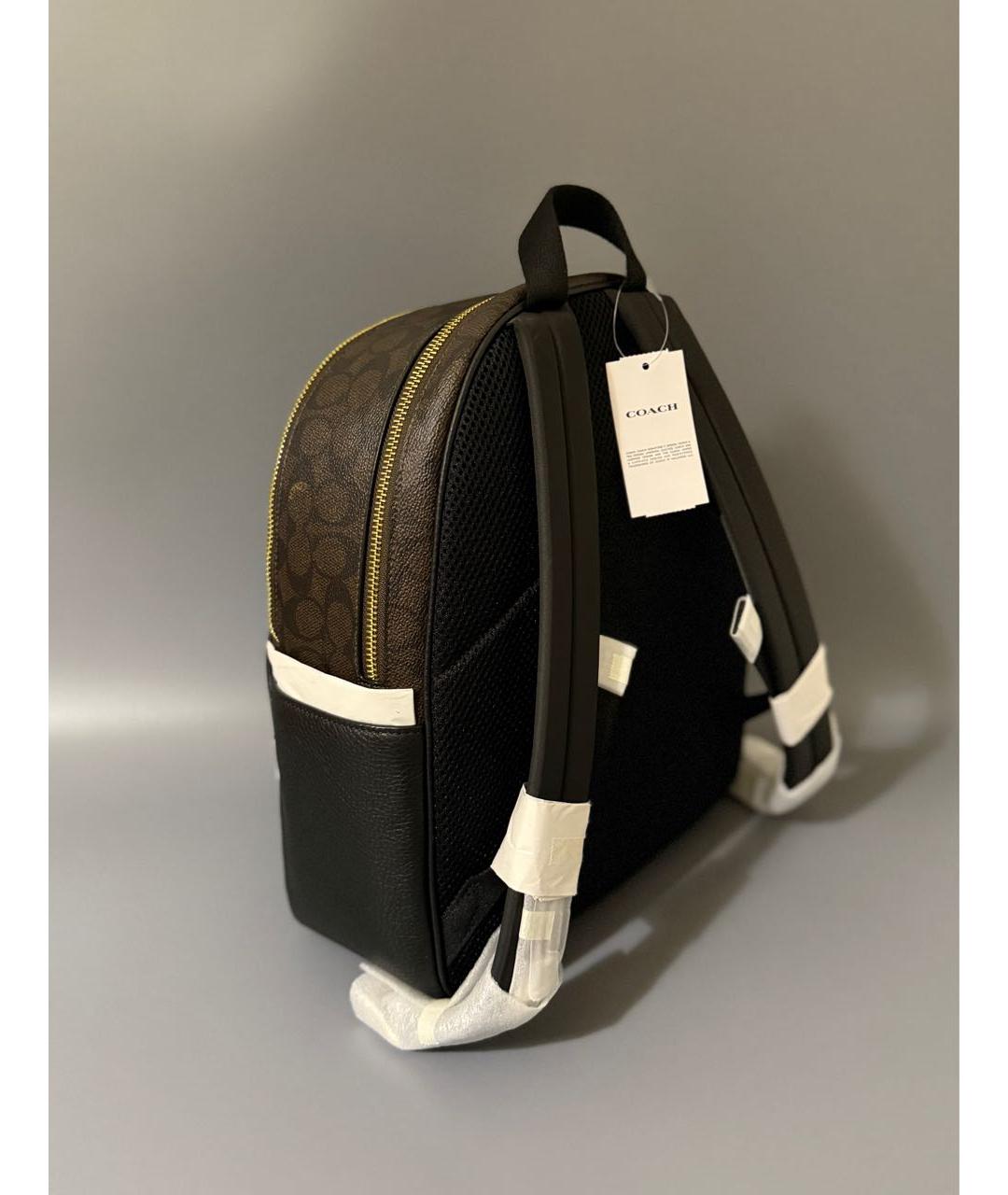 COACH Коричневый кожаный рюкзак, фото 3