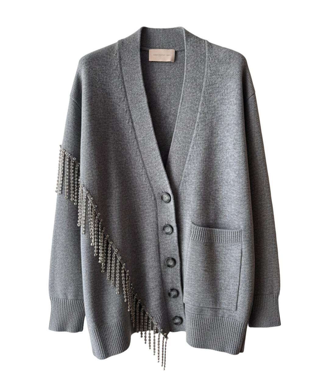 CHRISTOPHER ESBER Серый шерстяной джемпер / свитер, фото 1