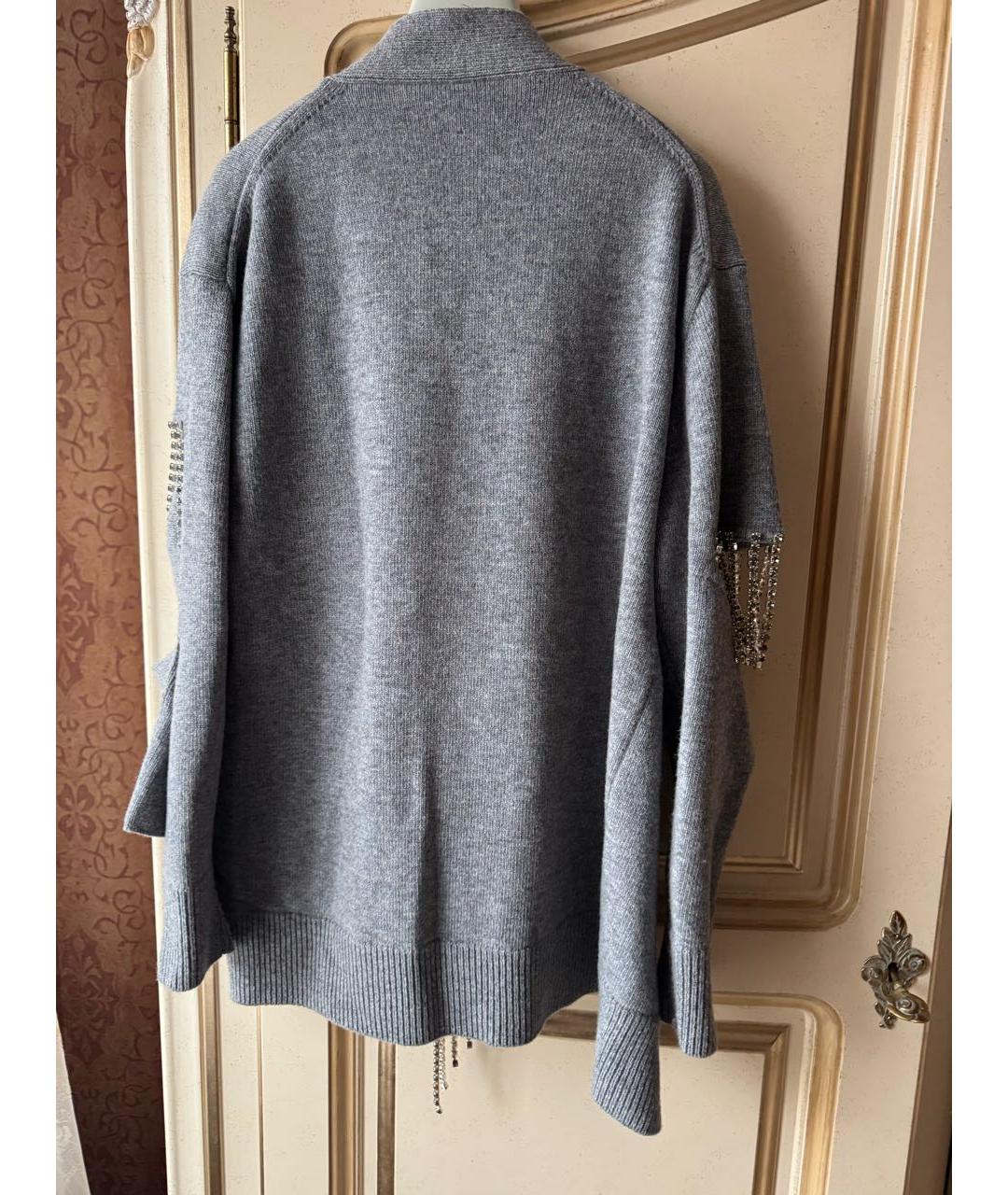 CHRISTOPHER ESBER Серый шерстяной джемпер / свитер, фото 2