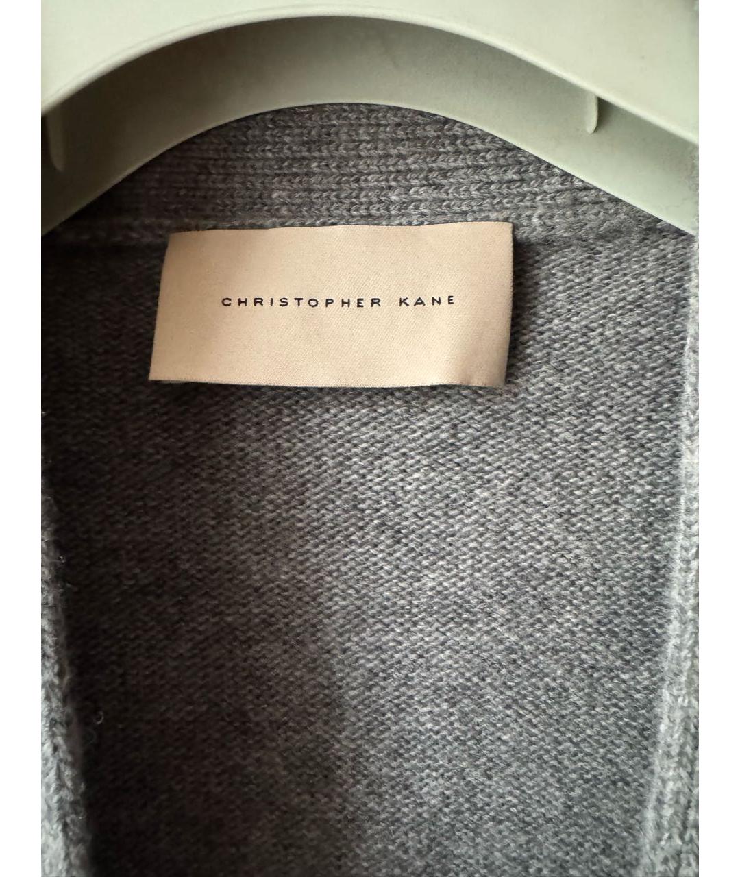 CHRISTOPHER ESBER Серый шерстяной джемпер / свитер, фото 3