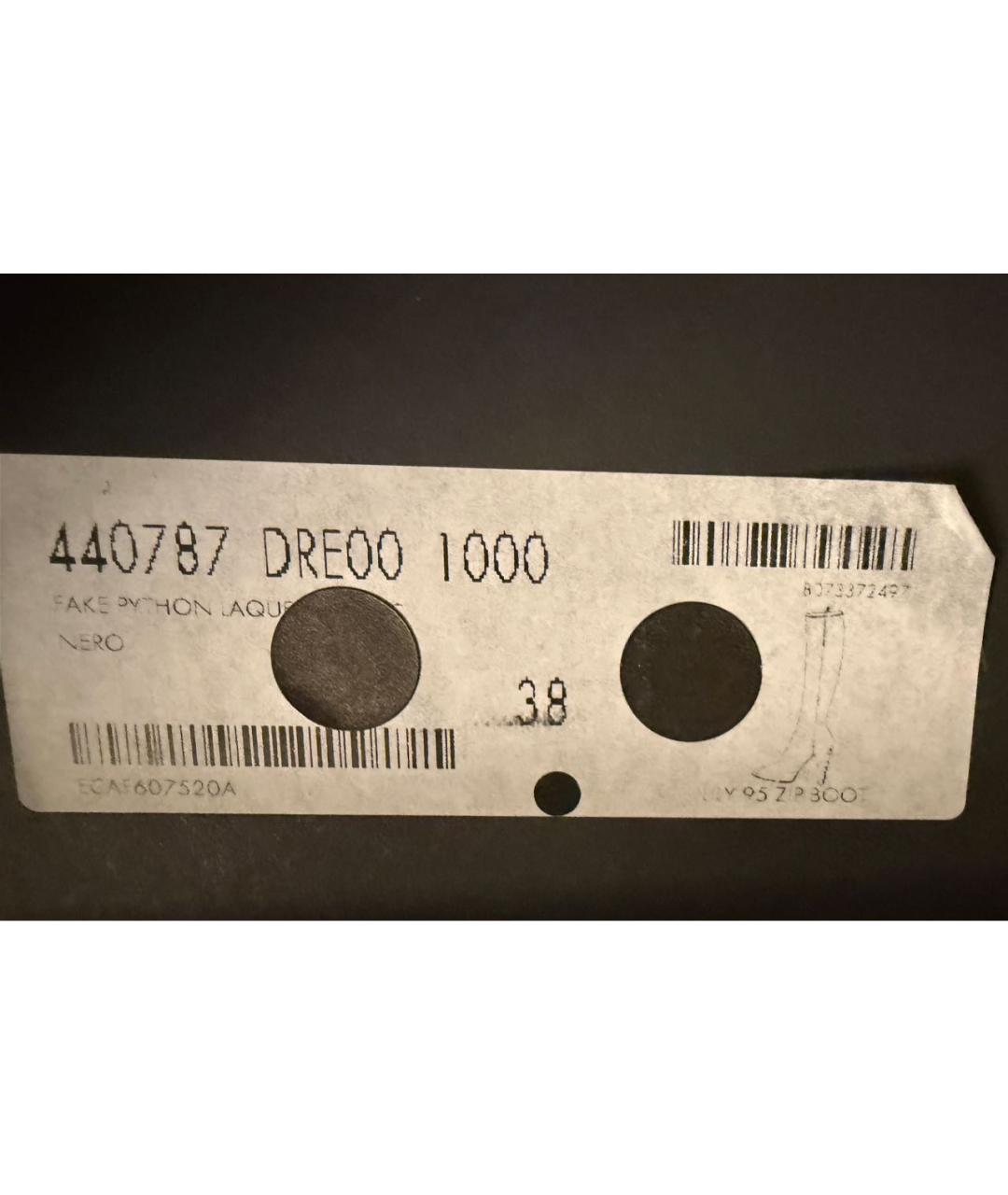 SAINT LAURENT Черные кожаные сапоги, фото 6