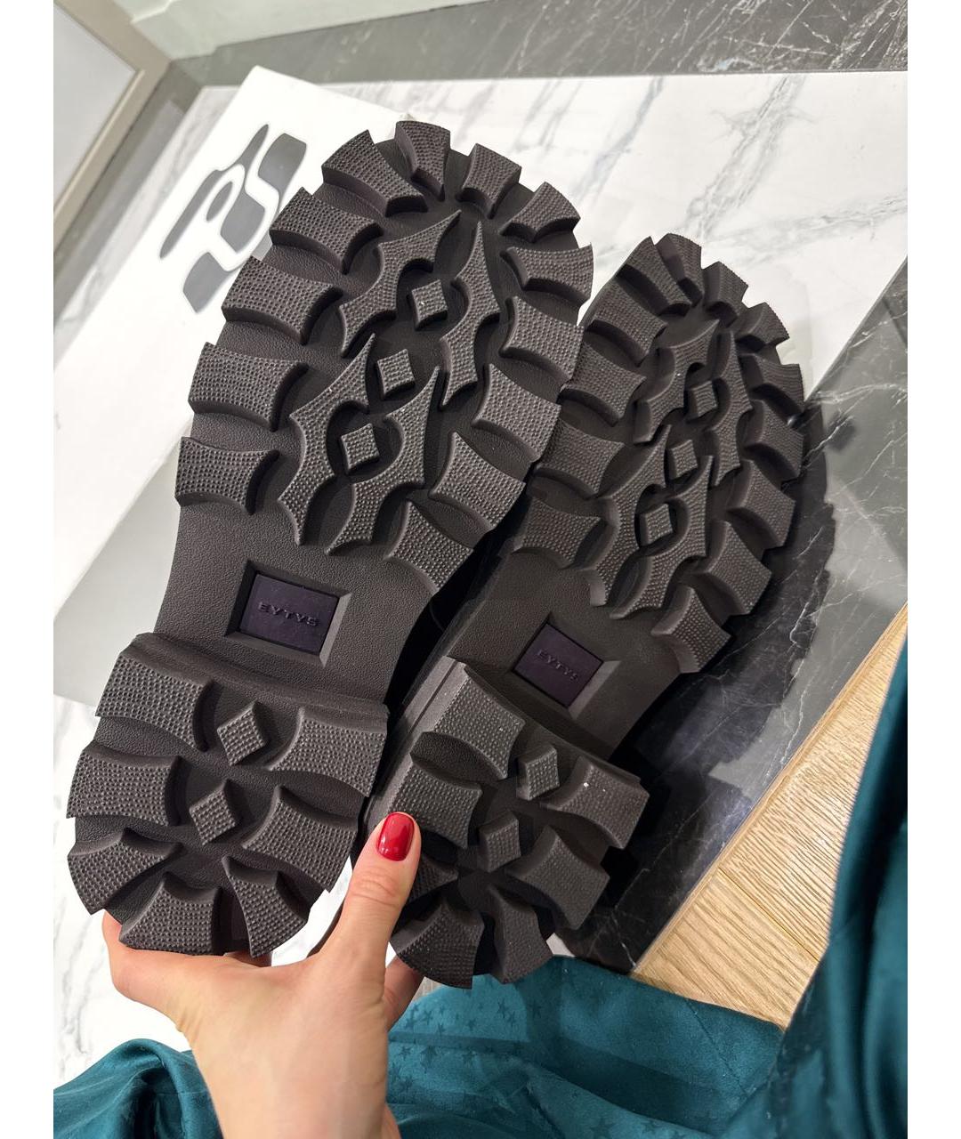 Eytys Коричневые замшевые высокие ботинки, фото 6