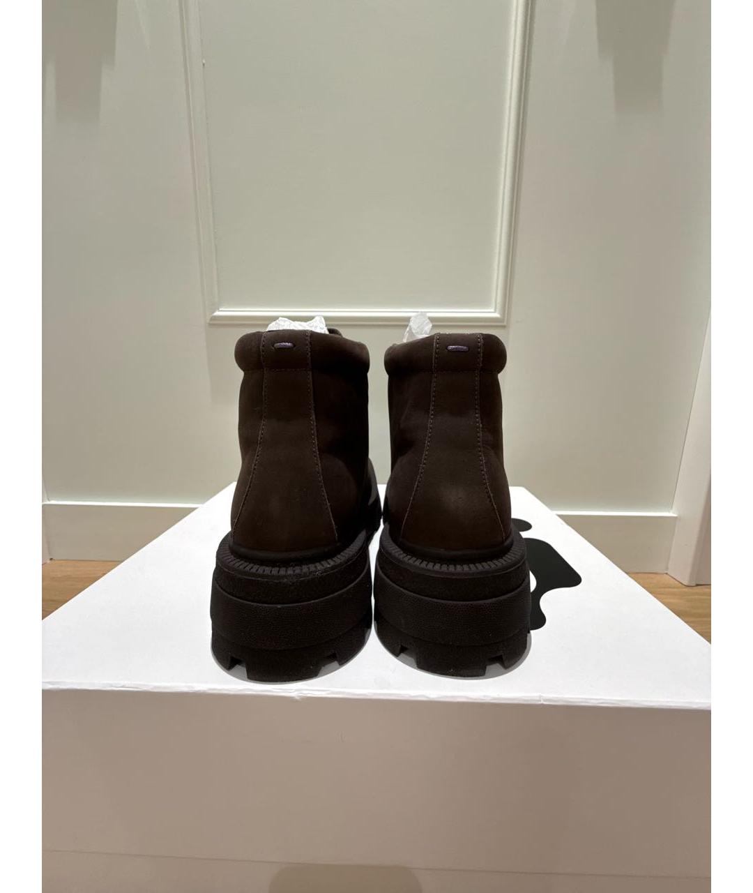 Eytys Коричневые замшевые высокие ботинки, фото 4