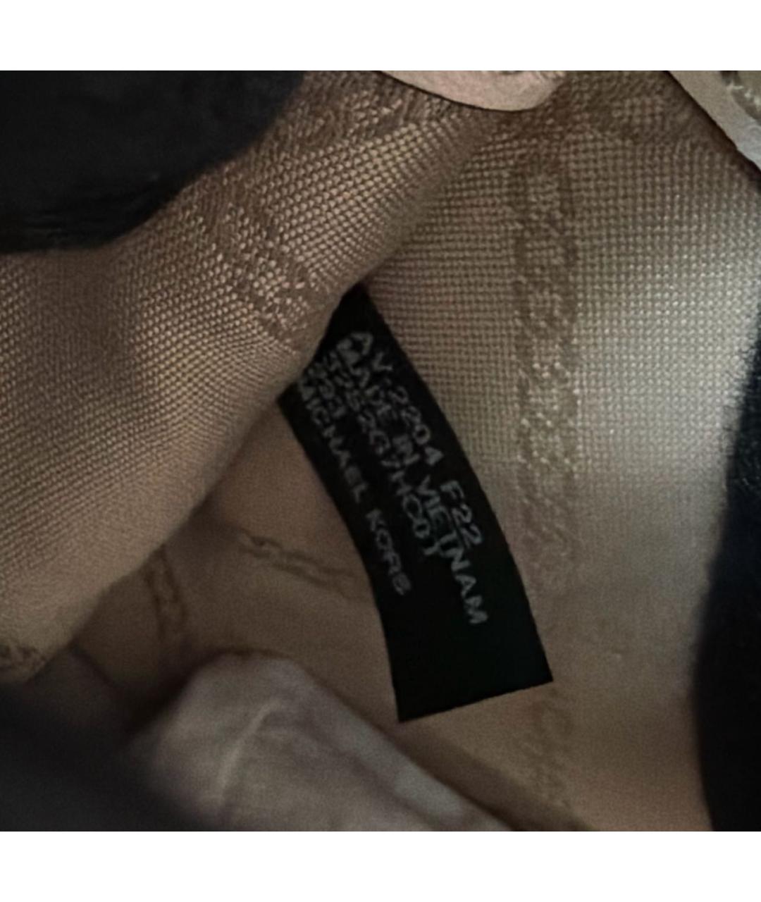 MICHAEL KORS Коричневая кожаная сумка через плечо, фото 7