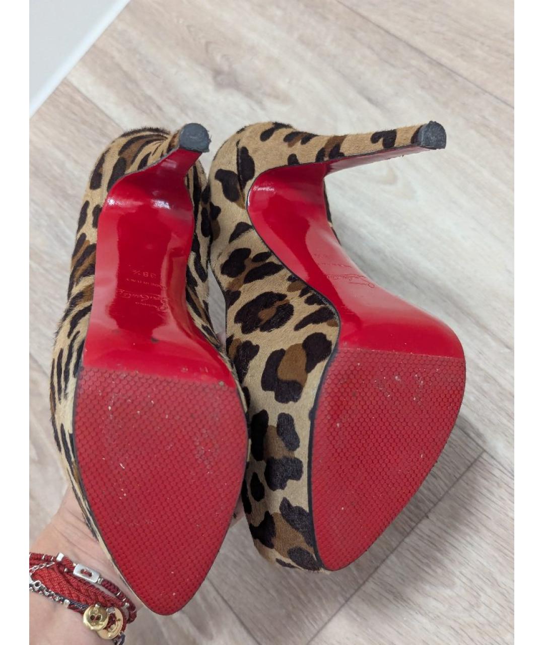 CHRISTIAN LOUBOUTIN Мульти кожаные туфли, фото 7