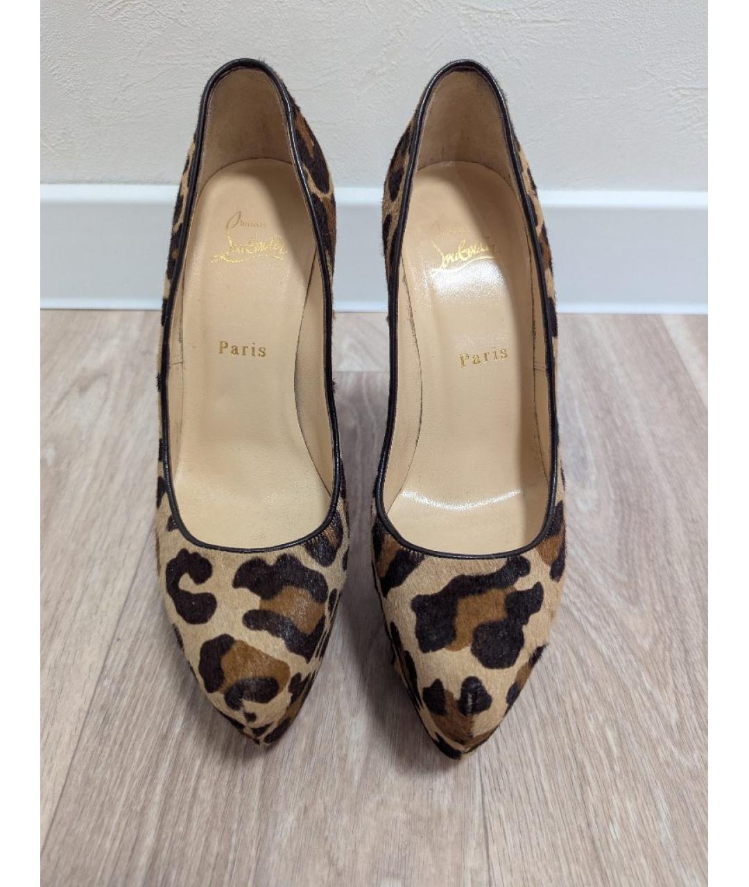 CHRISTIAN LOUBOUTIN Мульти кожаные туфли, фото 2