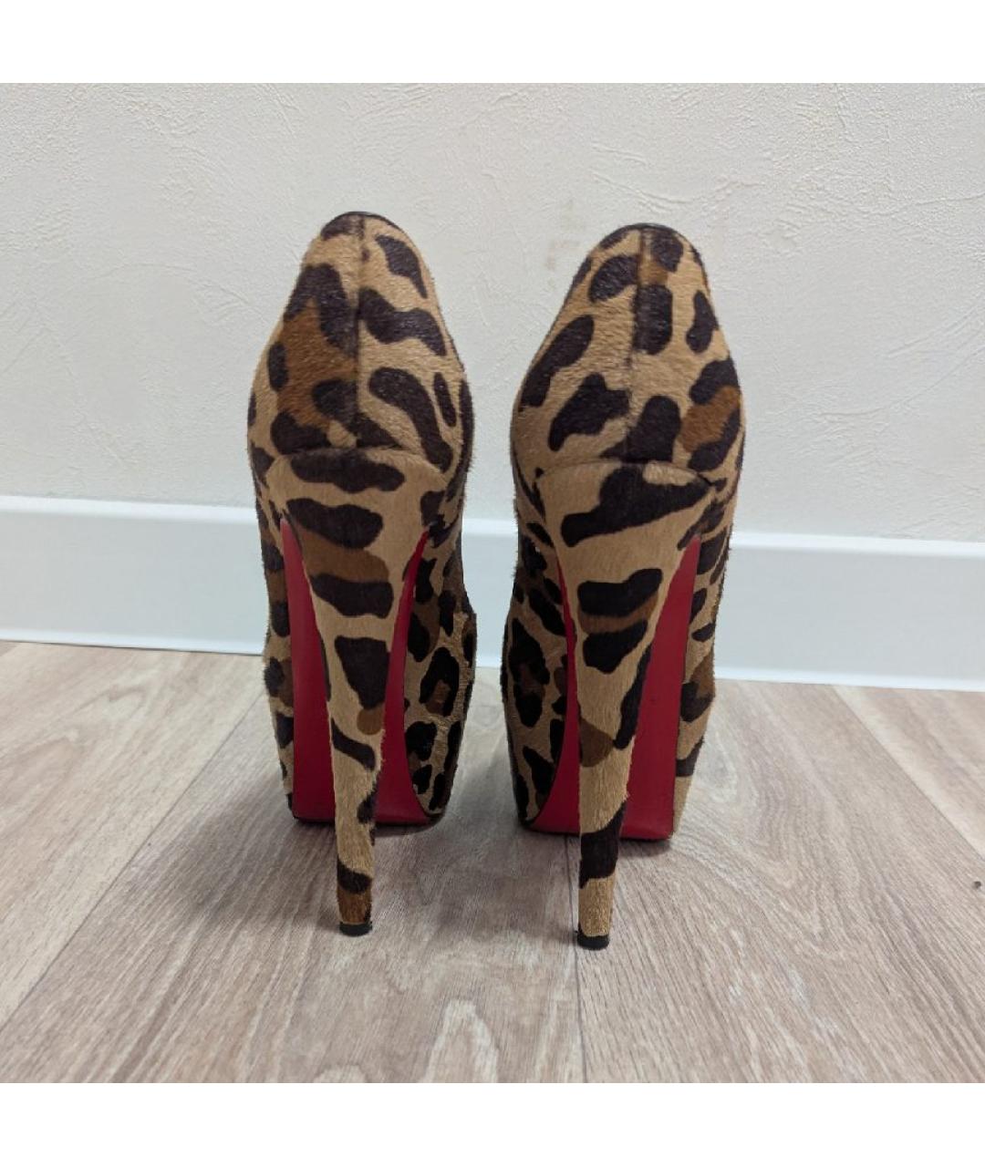 CHRISTIAN LOUBOUTIN Мульти кожаные туфли, фото 4