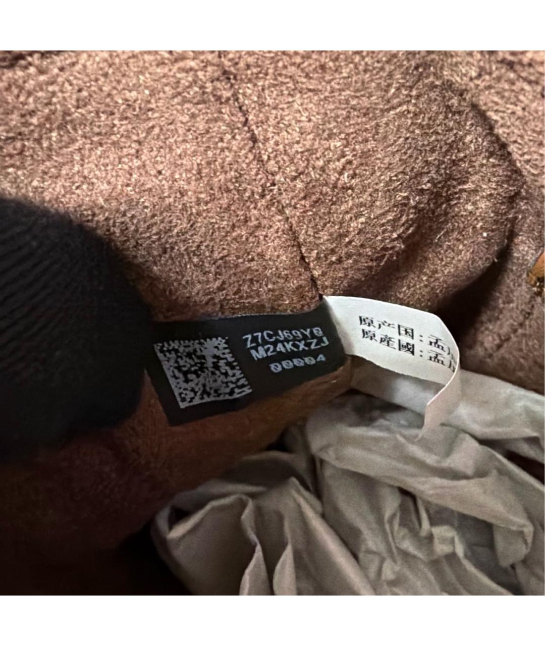 MICHAEL KORS Горчичная кожаная сумка через плечо, фото 8