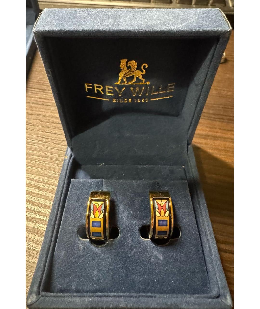 Frey Wille Мульти позолоченные серьги, фото 5