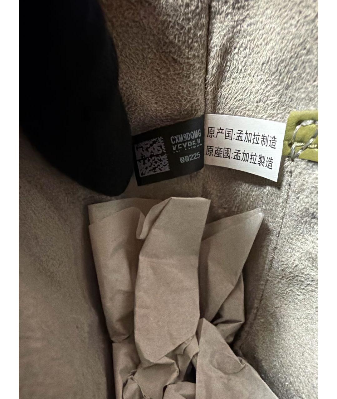 MICHAEL KORS Зеленая сумка через плечо из искусственной кожи, фото 7