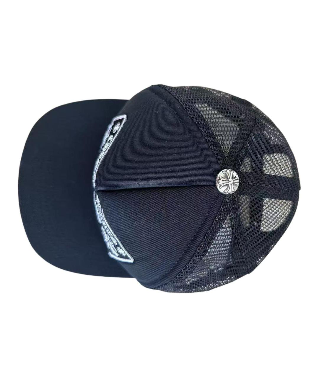 CHROME HEARTS Черная хлопковая кепка, фото 2