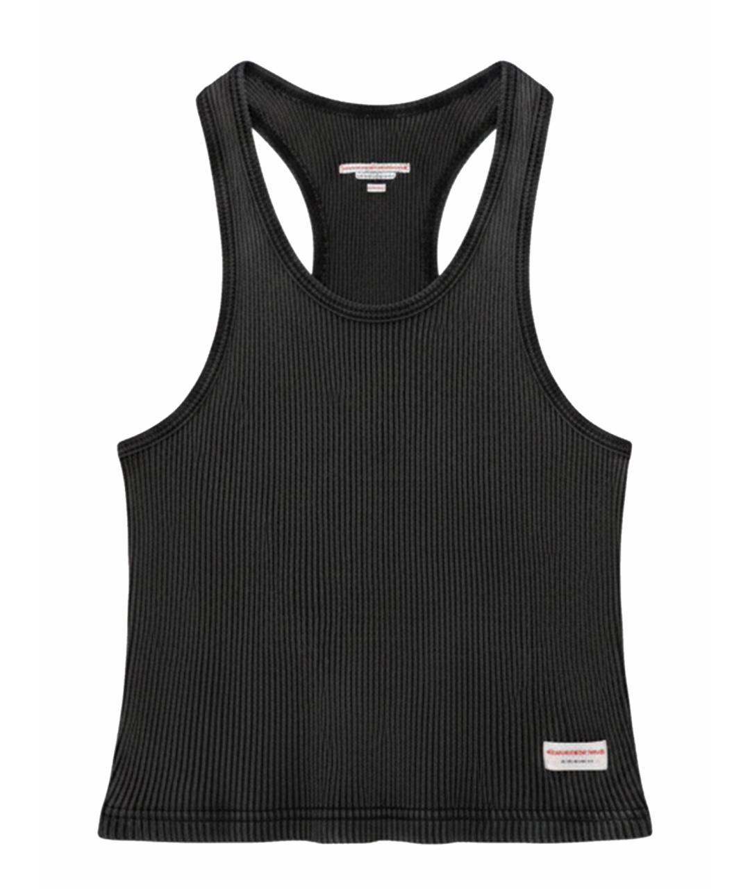 ALEXANDER WANG Серая хлопковая майка, фото 1