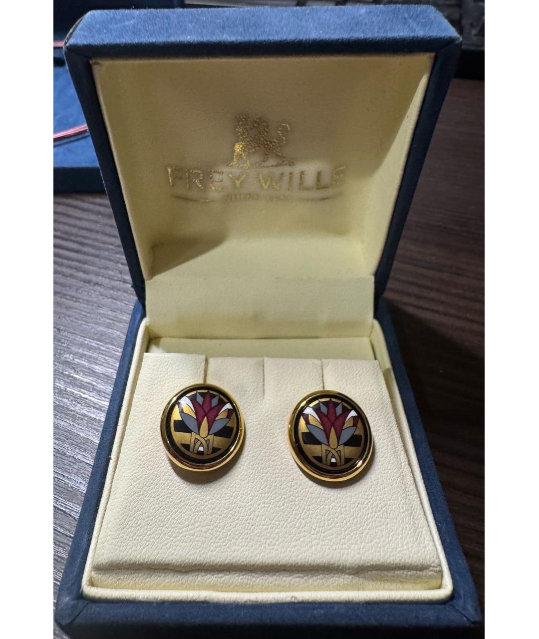 Frey Wille Мульти позолоченные запонки, фото 5