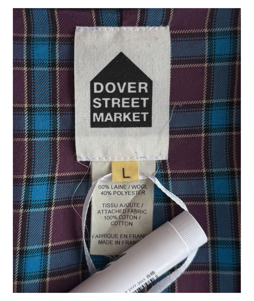 COMME DES GARÇONS Синий шерстяной пиджак, фото 4