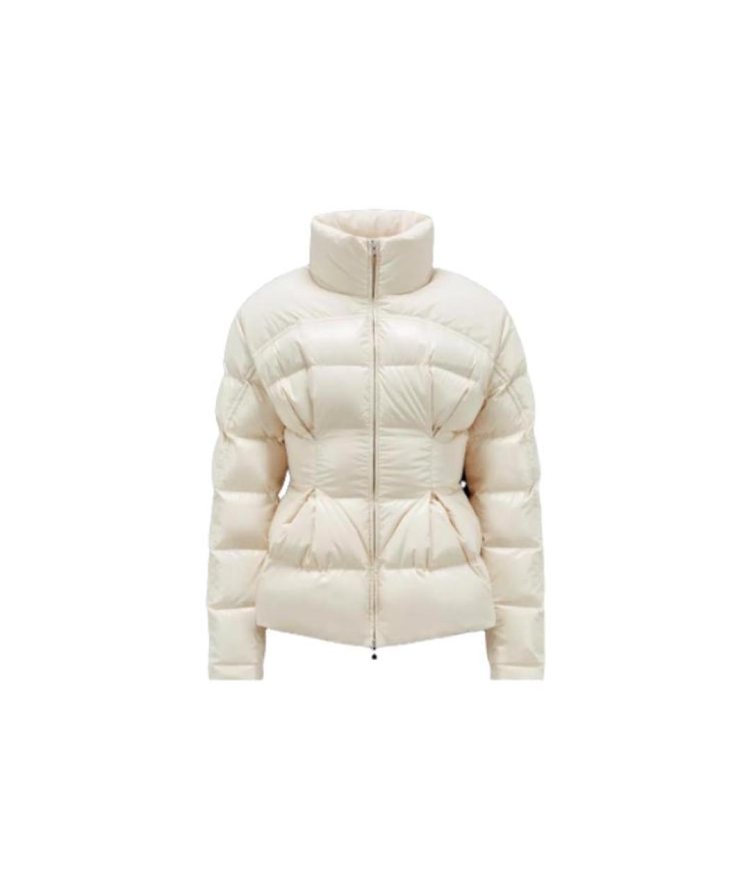 MONCLER Белый пуховик, фото 1