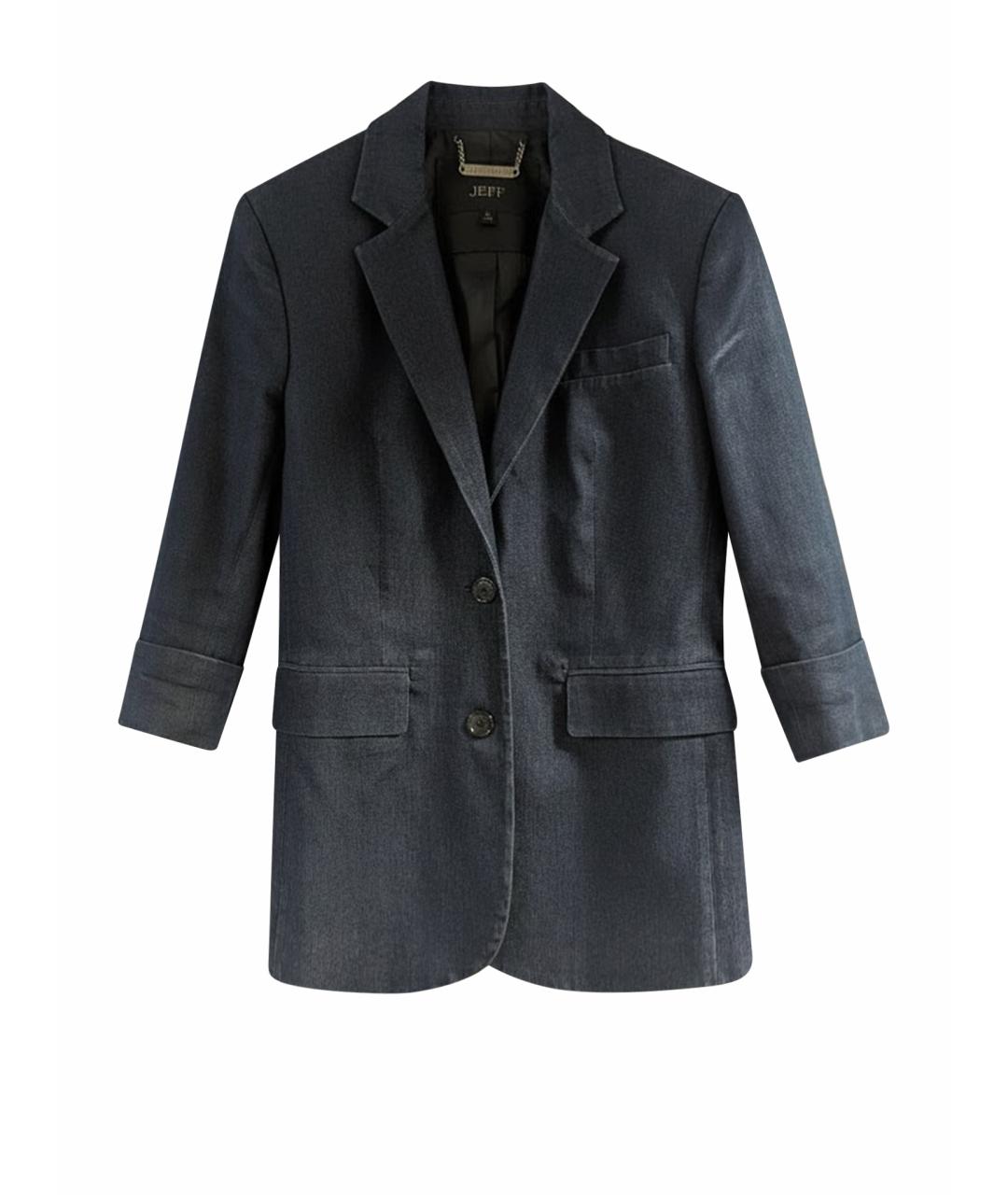 PHILIPP PLEIN Темно-синий деним жакет/пиджак, фото 1