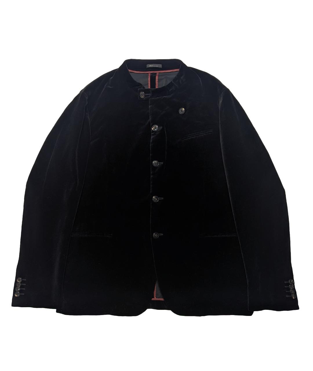 ARMANI COLLEZIONI Черный велюровый пиджак, фото 7