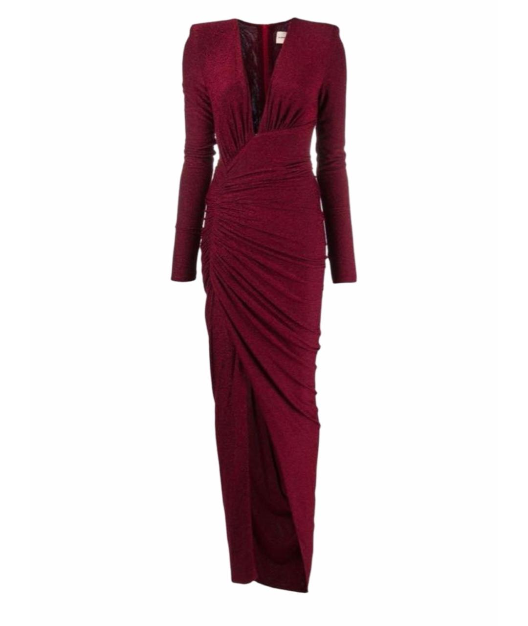 ALEXANDRE VAUTHIER Бордовое вечернее платье, фото 6