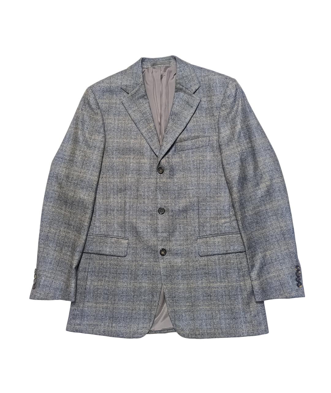 HUGO BOSS Серый шерстяной пиджак, фото 7