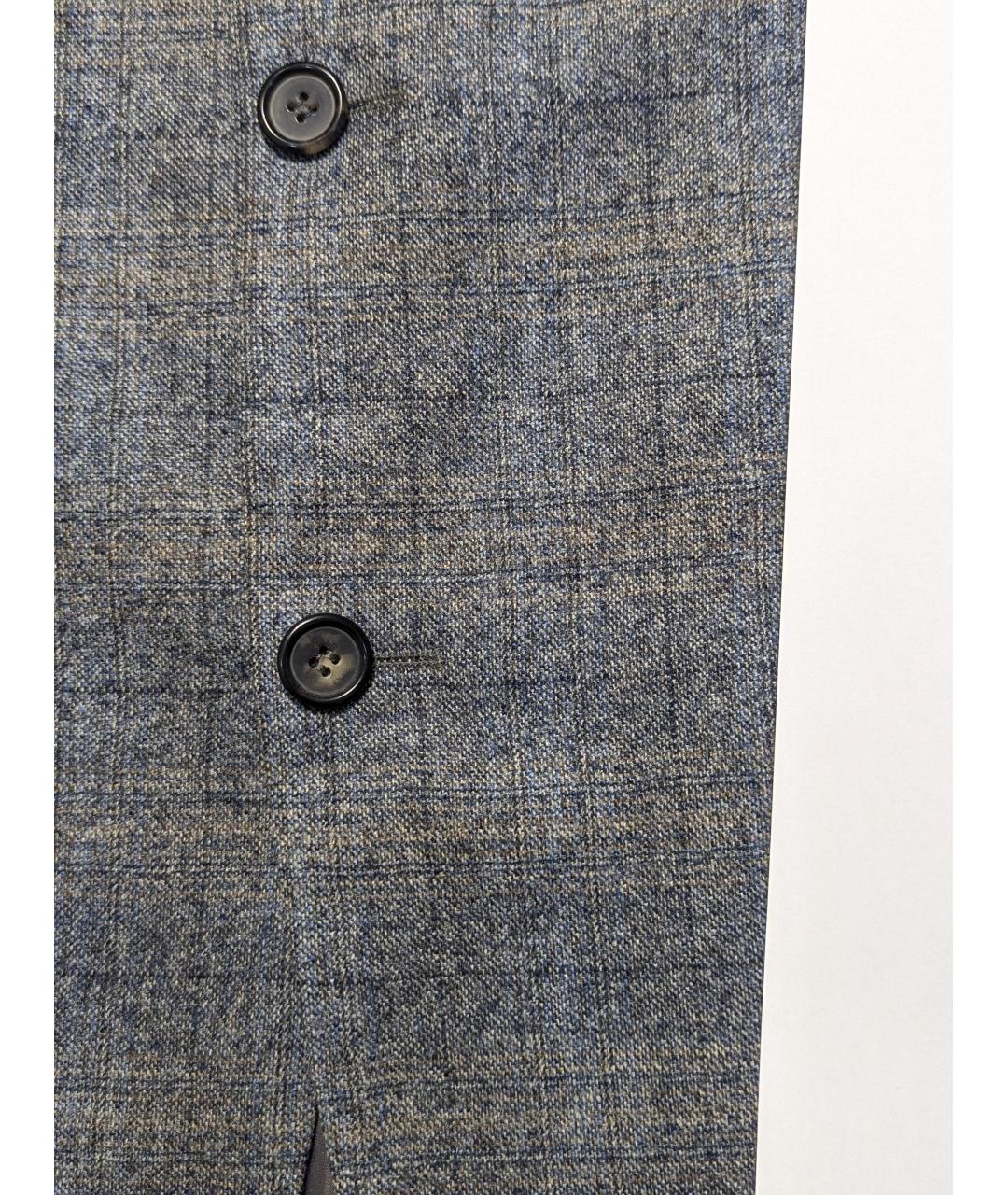 HUGO BOSS Серый шерстяной пиджак, фото 6