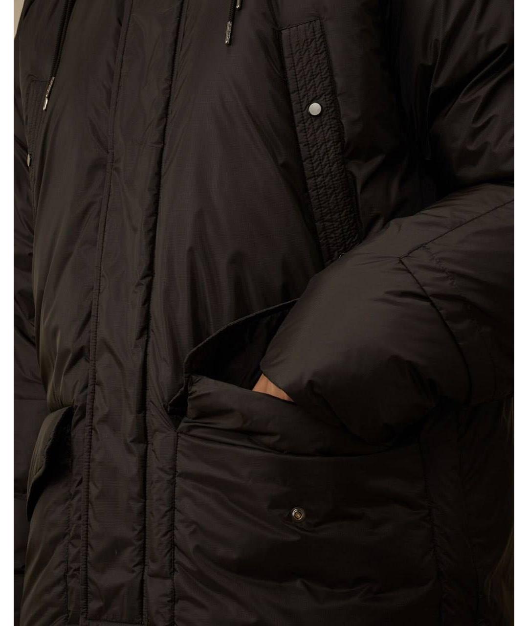 CP COMPANY Черный полиамидовый пуховик, фото 3